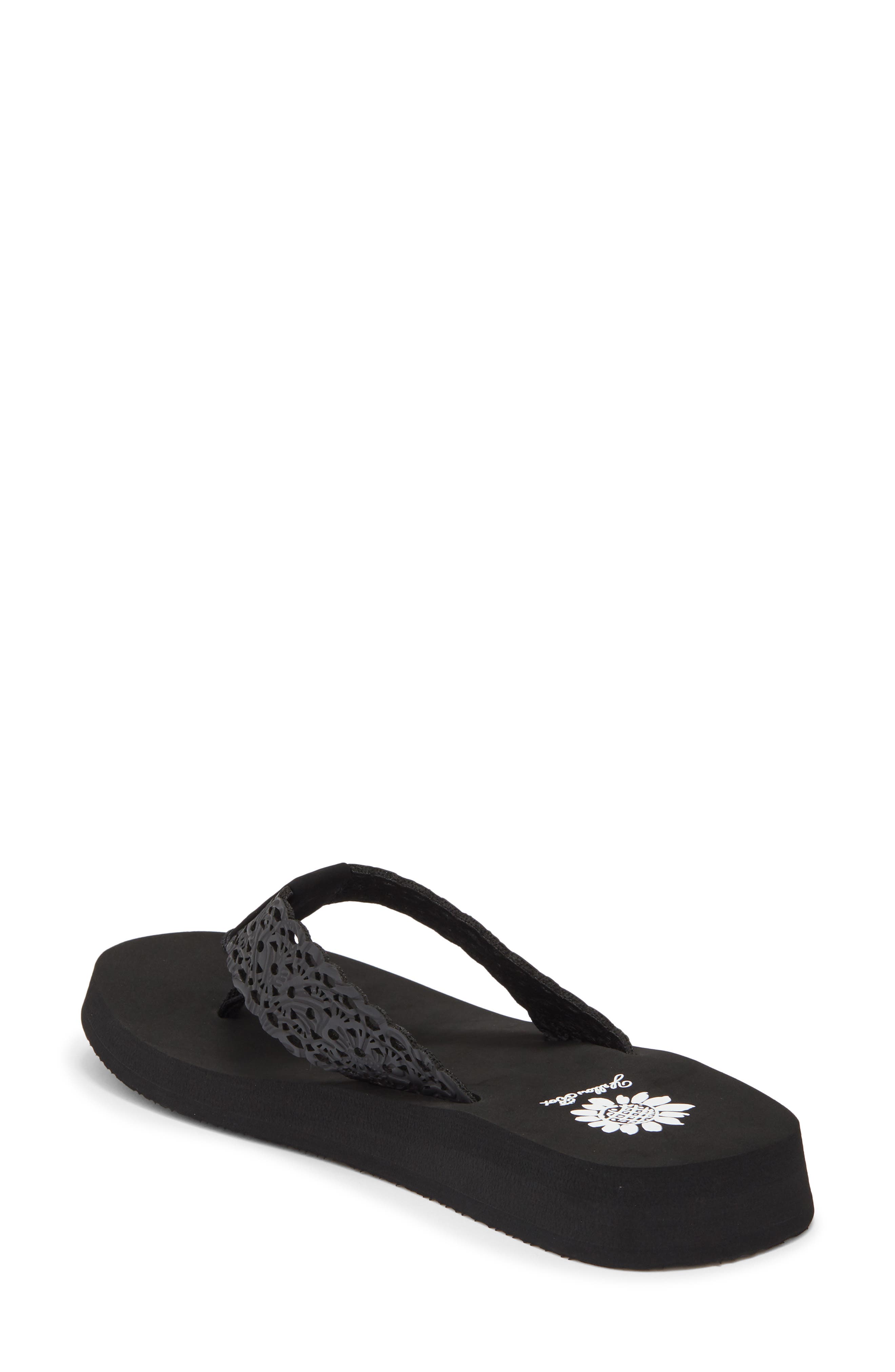 Yellow Box Premium Wally Flip Flop Sandal, Alternate, color, Black