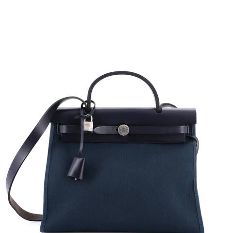 Herbag Zip Leather and Toile 31