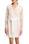 Giselle Lace Accent Chiffon Cover-Up Robe
