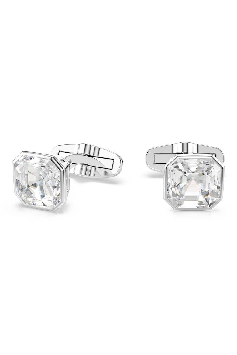 Millenia Cuff Links, Alternate, color, RHODIUM