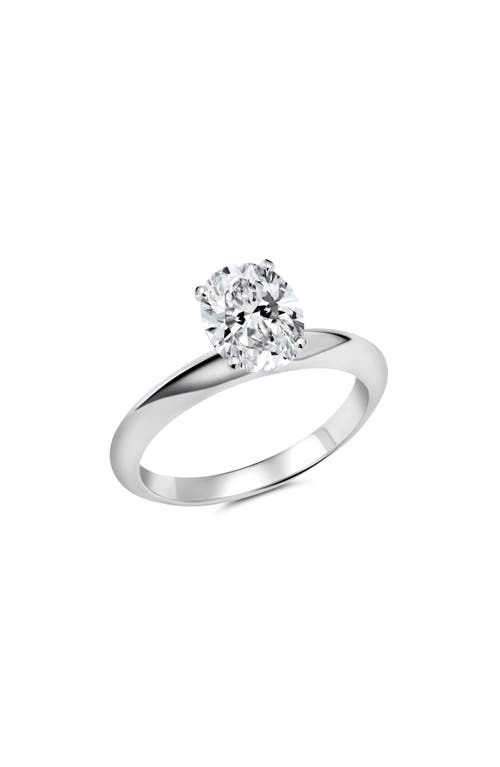 Crislu Cubic Zirconia Ring In Silver