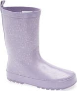 Harper Canyon Kids' Audra Glitter Rainboot