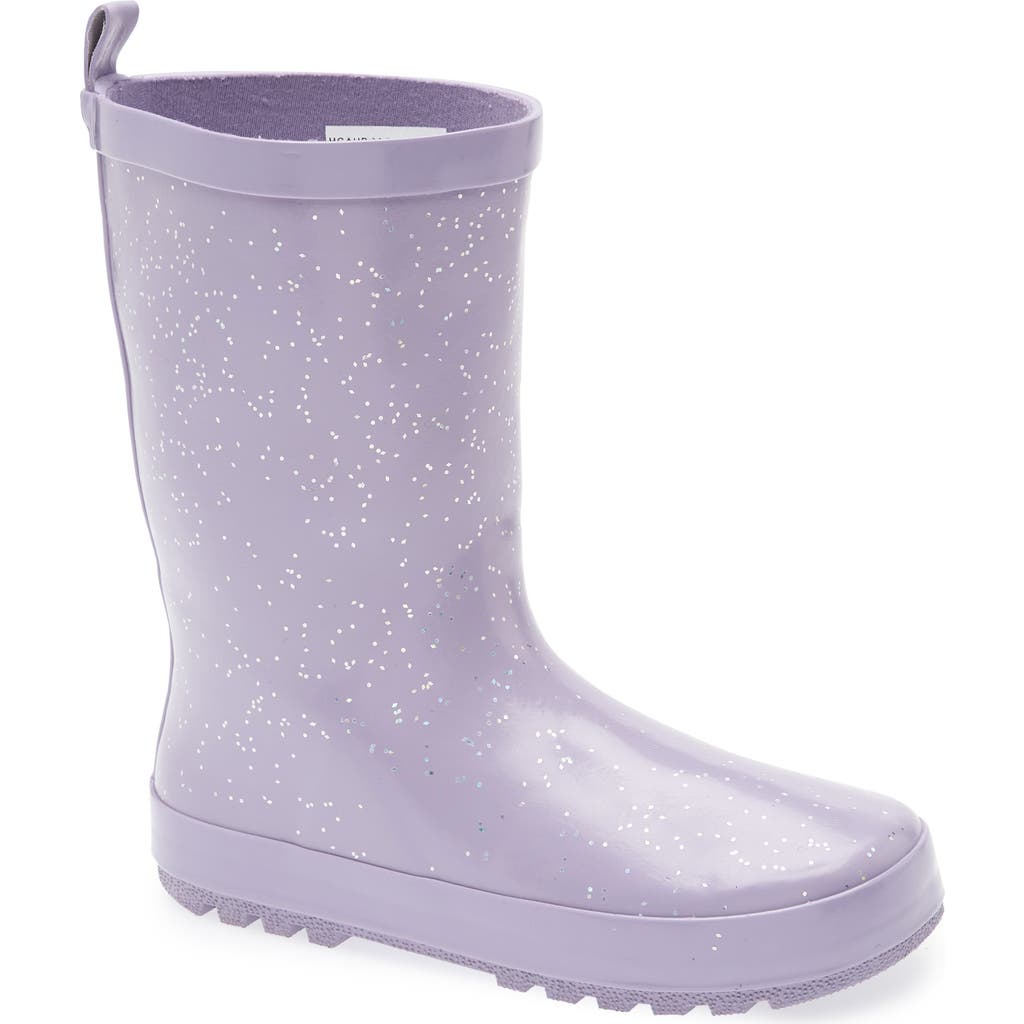 Harper Canyon Kids' Audra Glitter Rainboot In Purple