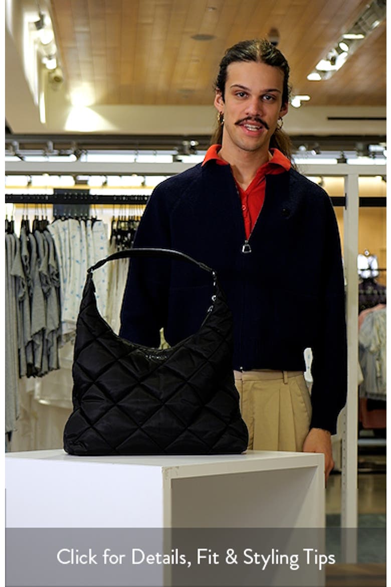 Madison Quilted Nylon Shoulder Bag video