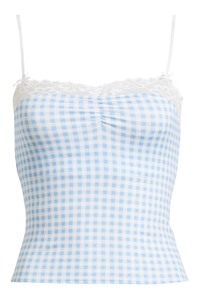 The Evelyn Gingham Check Camisole, Alternate, color, BLUE