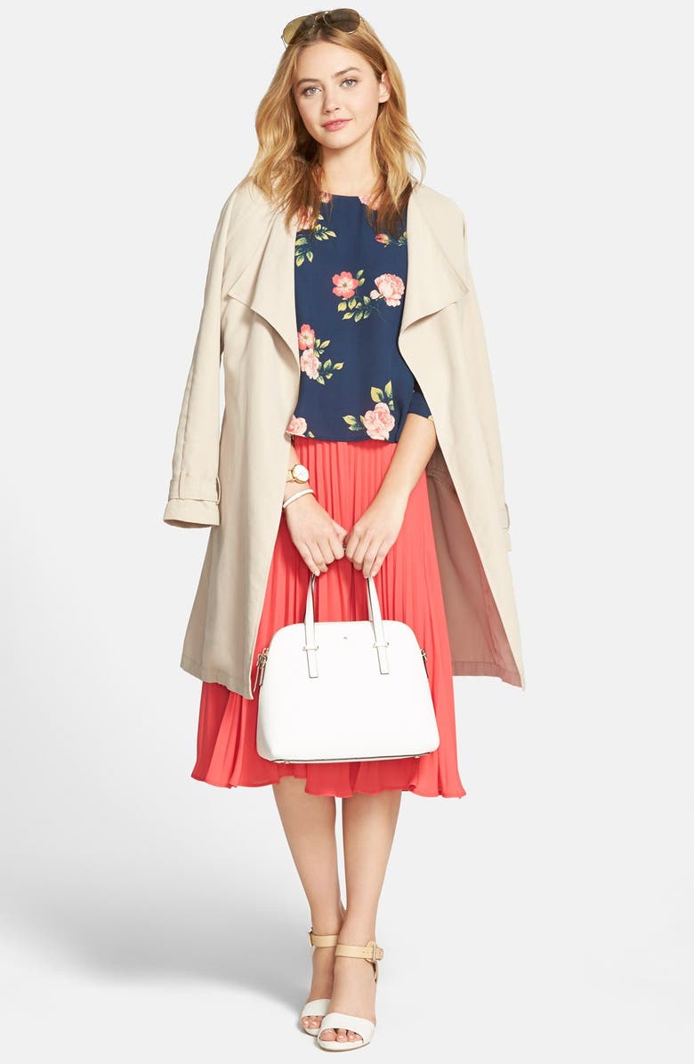 Kate Spade New York 'idiom - true blue' enamel hinge bangle, Alternate, color, 