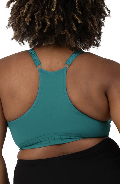 Kindred Bravely Busty Sublime Hands-free Pumping & Nursing Sports Bra In Green