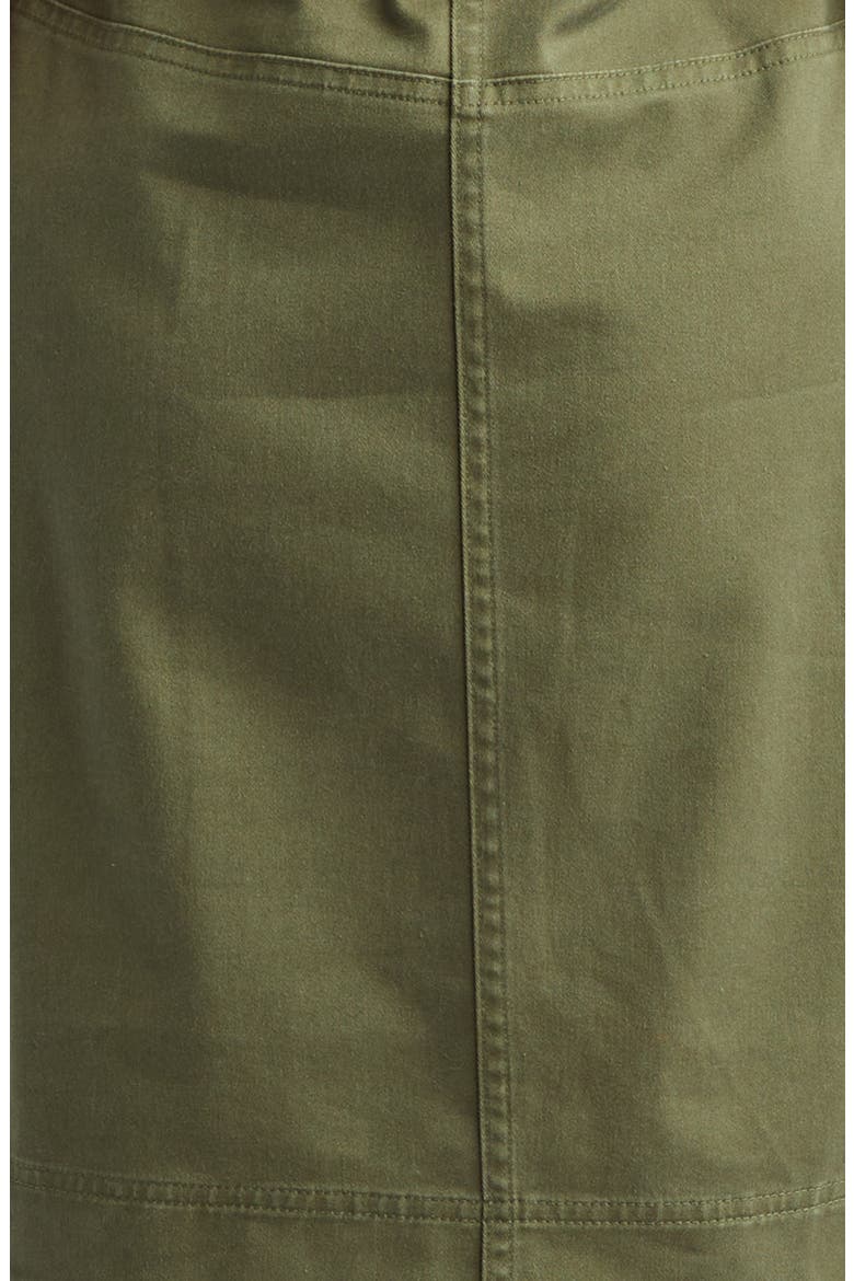 Clotilde Cotton Blend Utility Dress, Alternate, color, FATIGUE