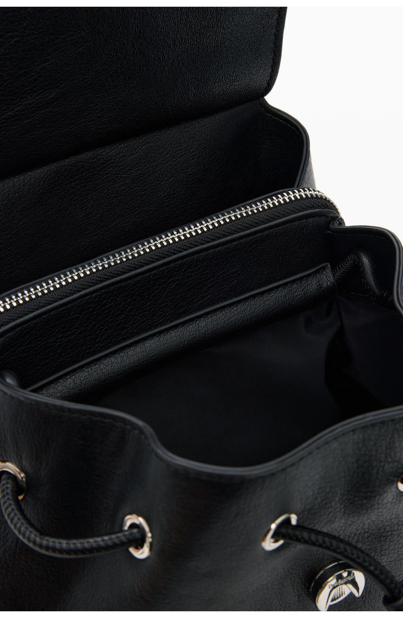 Desigual Mini Logo Embossed Convertible Backpack, Alternate, color, 