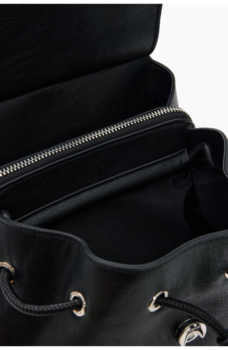 Desigual Mini Logo Embossed Convertible Backpack, Alternate, color,