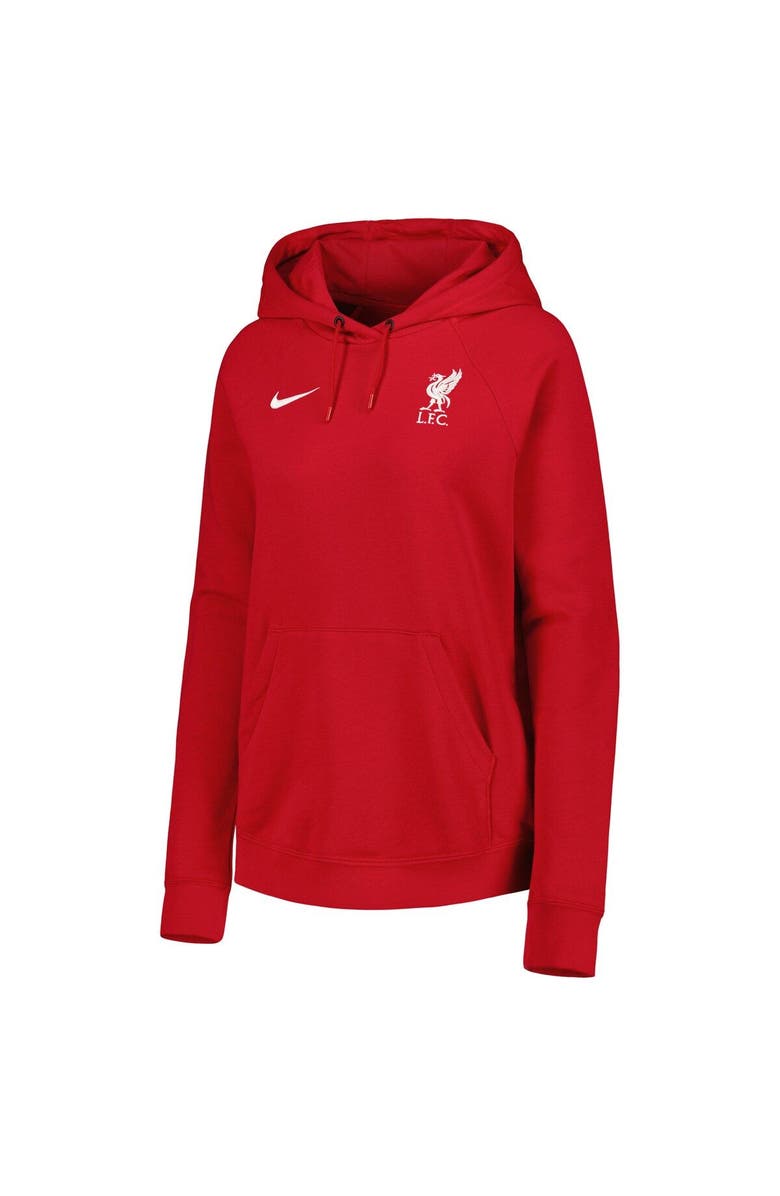 Nike Women's Nike Red Liverpool Essential Raglan Pullover Hoodie, Alternate, color, 