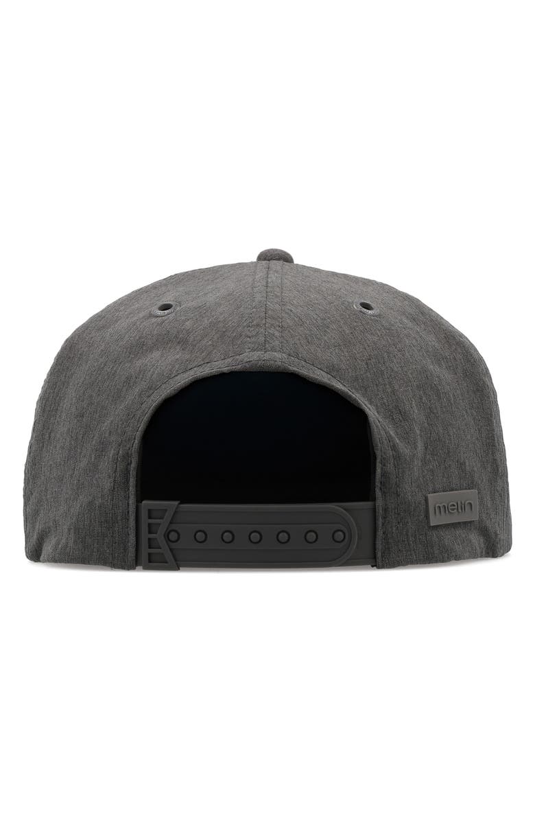 Melin Eagle Hydro 6-Panel Snapback Ball Cap, Alternate, color, Heather Charcoal