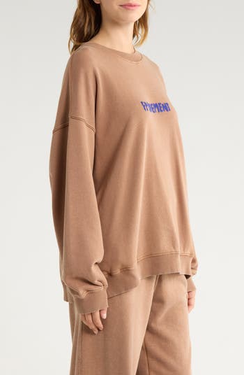 FP Movement All Star Embroidered Logo Cotton Blend Sweatshirt
