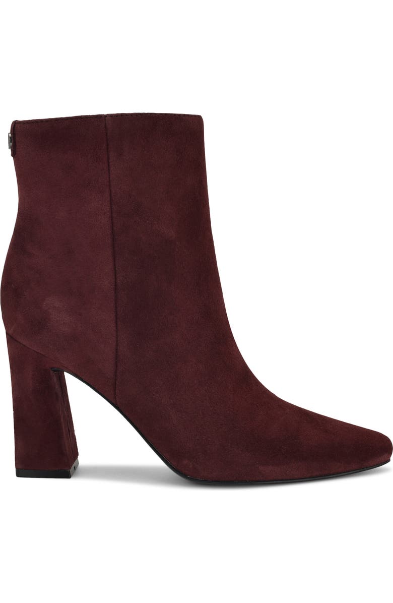 Nine West Reraye Bootie, Alternate, color, Dark Red Suede