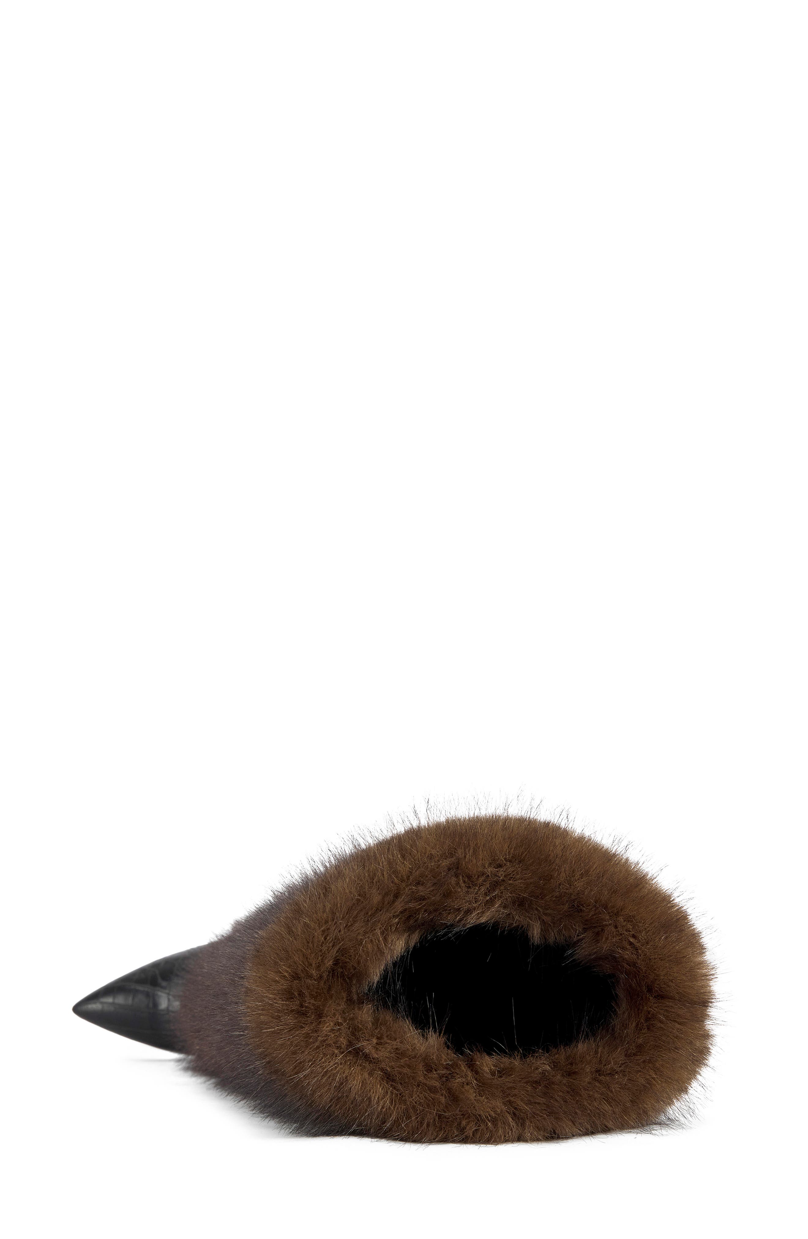 Zenthra Faux Fur Tall Boot, Alternate, color, CHOCOLATE