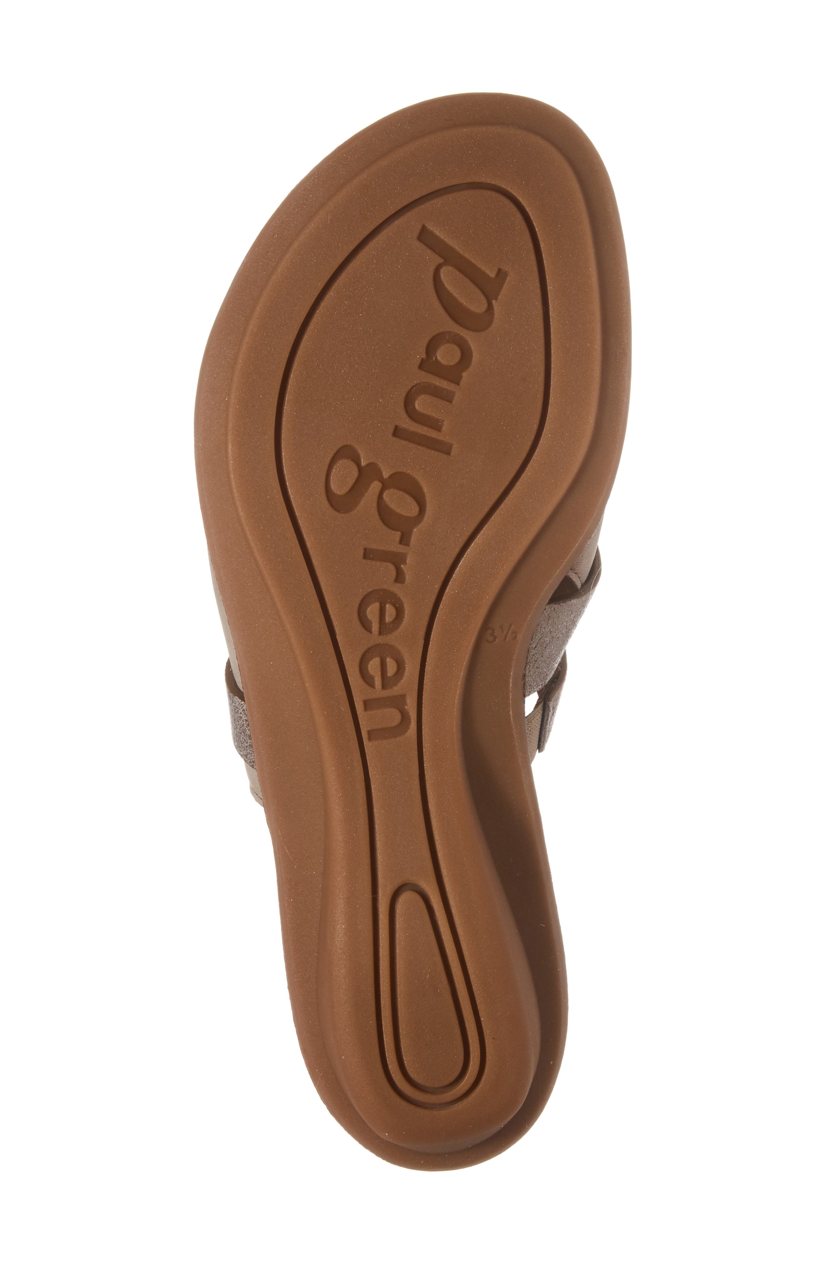 Paul Green 'Bayside' Leather Sandal, Alternate, color, 