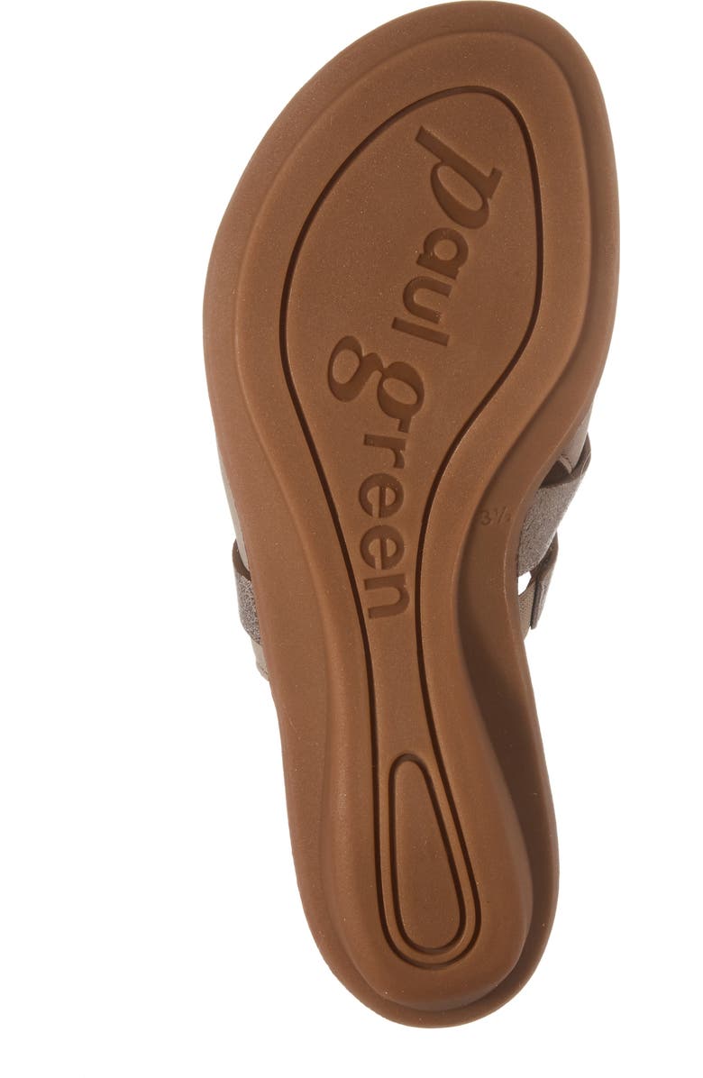 Paul Green 'Bayside' Leather Sandal, Alternate, color,