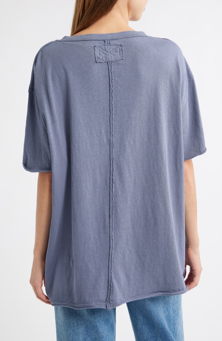 Free People Nina V-Neck Cotton T-Shirt, Alternate, color, Big Dipper