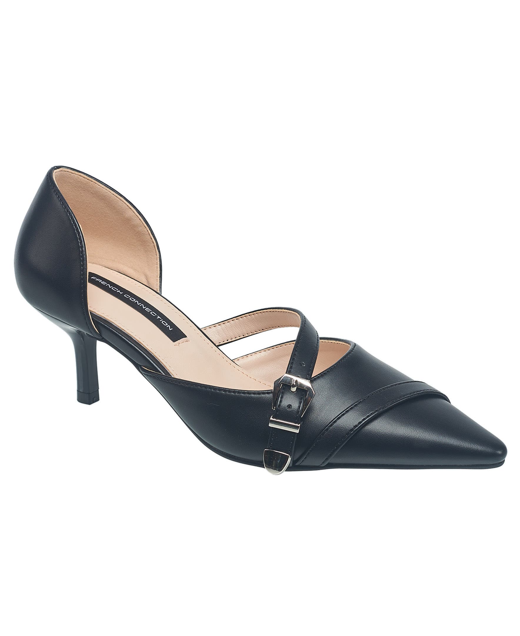 French Connection Ladies Elly Heel, Main, color, Black