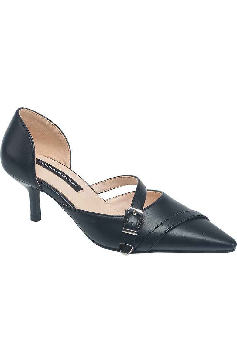 French Connection Ladies Elly Heel, Main, color, Black