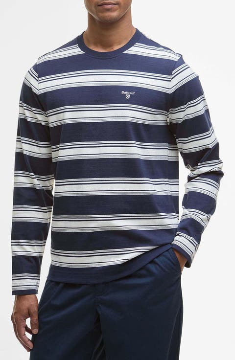 Plaistow Stripe Long Sleeve Cotton T-Shirt