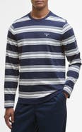 Barbour Plaistow Stripe Long Sleeve Cotton T-Shirt