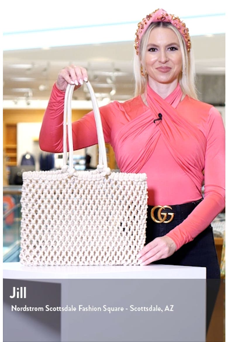 Sandy Woven Market Tote video