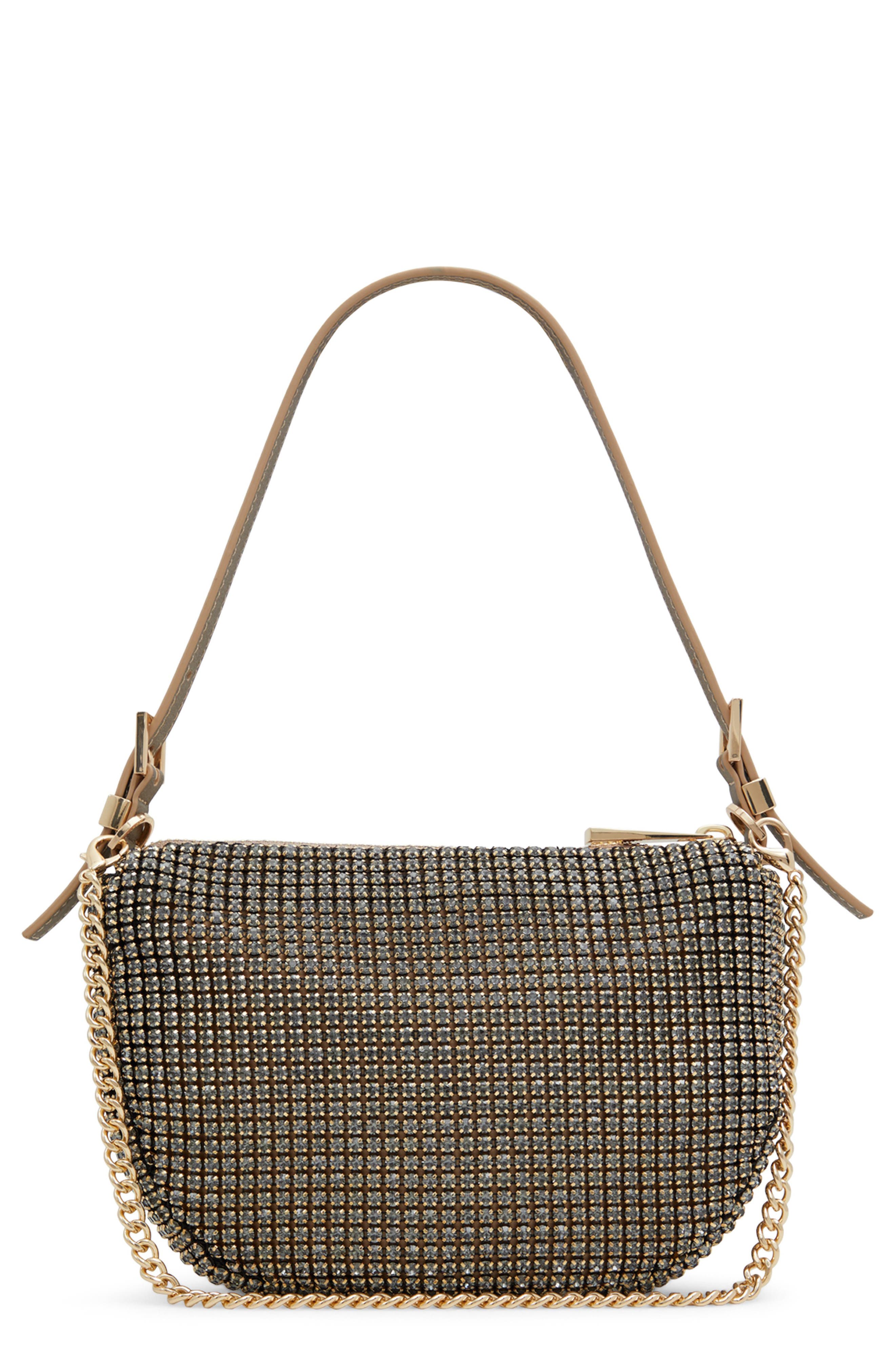 ALDO Mistylax Crystal Shoulder Bag, Main, color, 