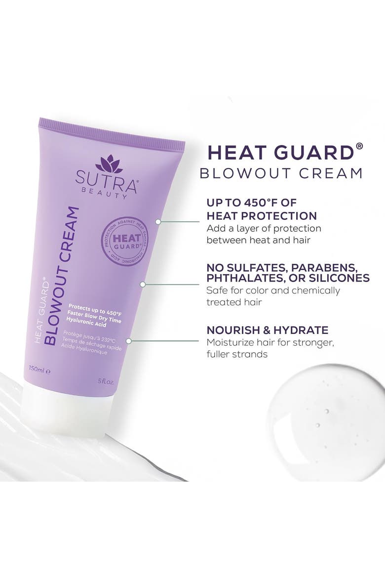 Heat Guard Blowout Cream, Alternate, color, Lilac