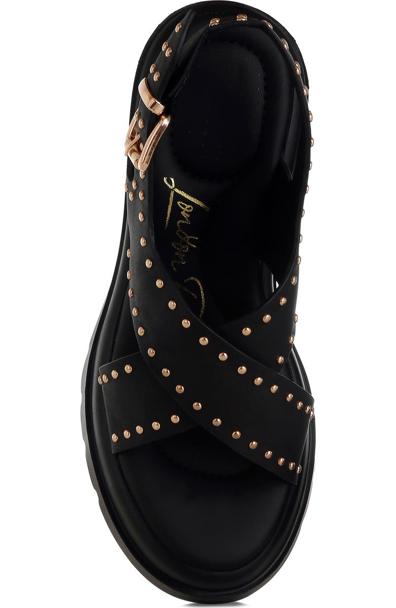 LONDON RAG Nambo Lug Sole Sandal, Alternate, color,