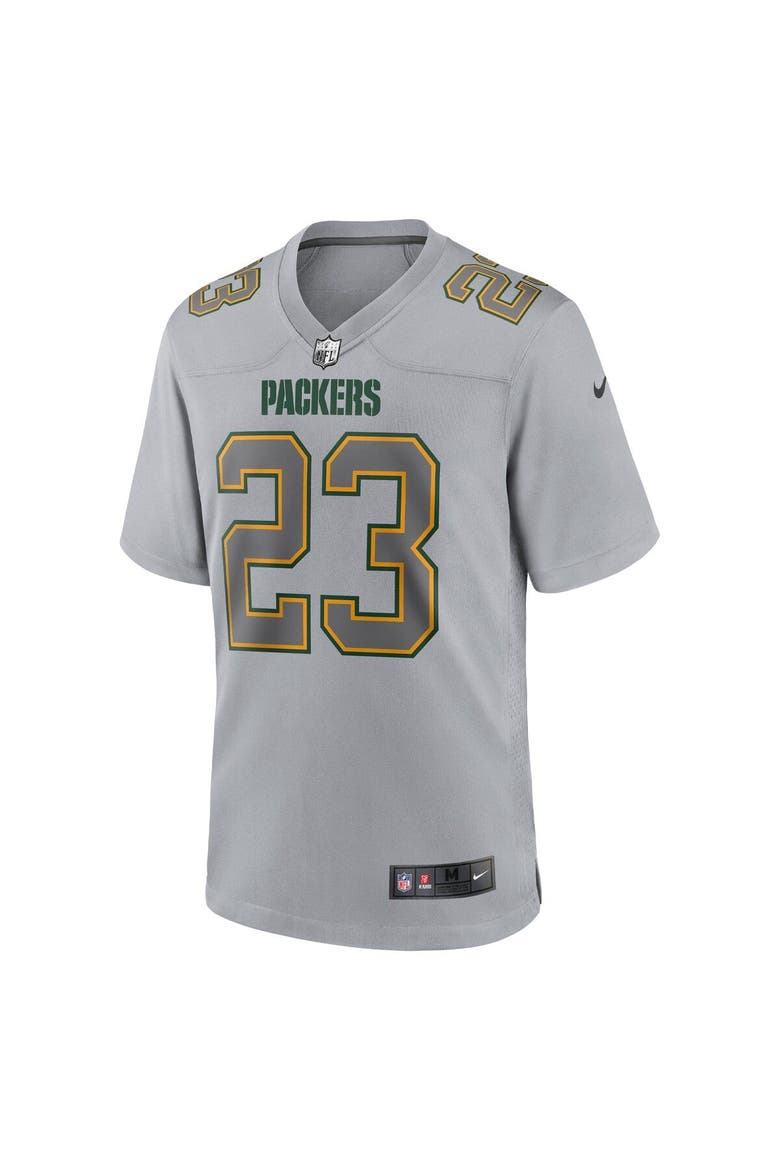 Men's Nike Jaire Alexander Gray Green Bay Packers Atmosphere Fashion Game Jersey, Alternate, color, Gray