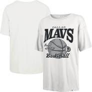 '47 Women's '47  White Dallas Mavericks City Edition Down Court Sadie T-Shirt