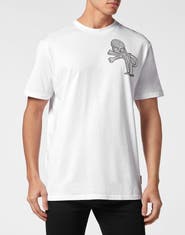 PHILIPP PLEIN T-Shirt Round Neck Ss Wire Frame Men