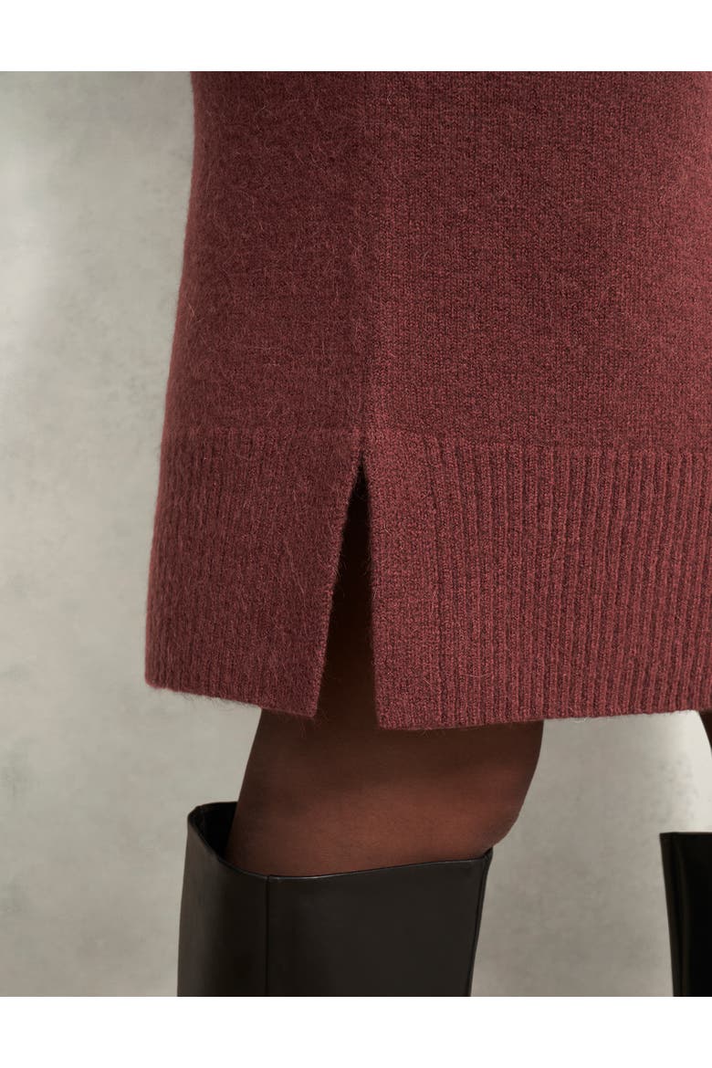 Nessa Knitted Dress, Alternate, color, Cinnamon Brown