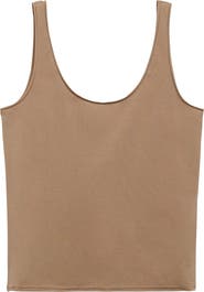 MANGO Stretch Cotton Tank