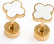 Pip Pop Quatrefoil Stud Earrings