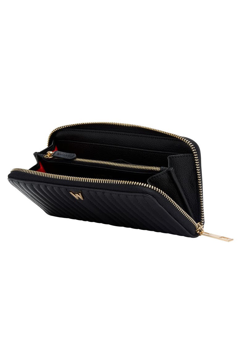 Mimi Continental Wallet, Alternate, color, Black