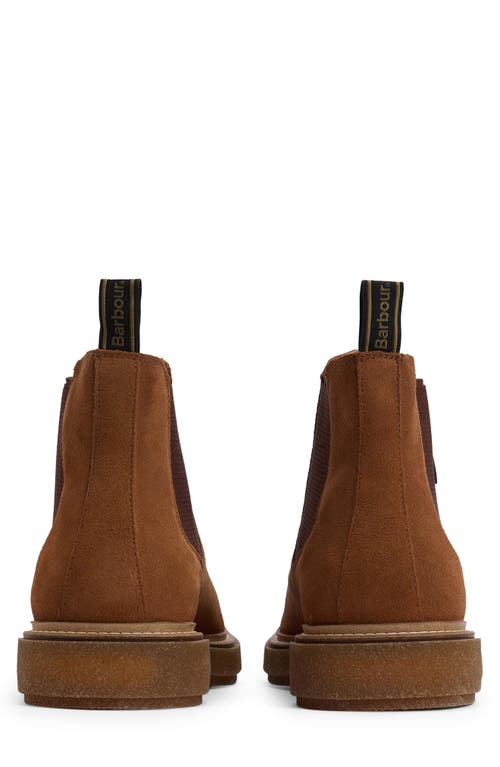 Barbour Tinstone Lugged Chelsea Boot In Brown