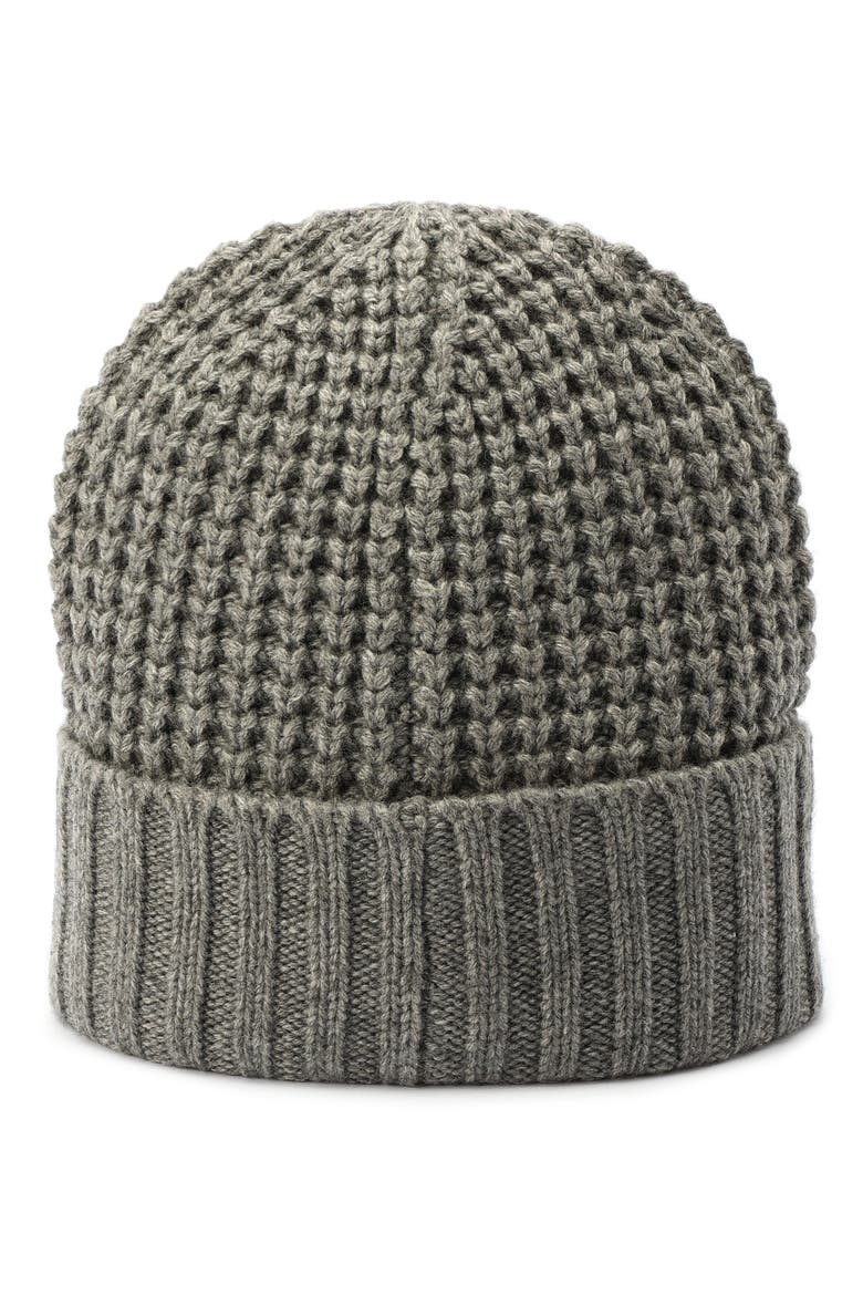 Thermal Knit Beanie, Alternate, color, GREY MARL