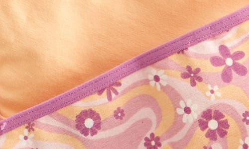 Nordstrom Kids' Assorted 5-pack Hipster Briefs In Orange