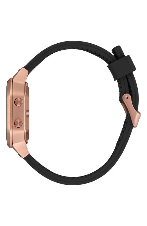 Nixon Siren Digital Watch, 36mm In Black/rose Gold