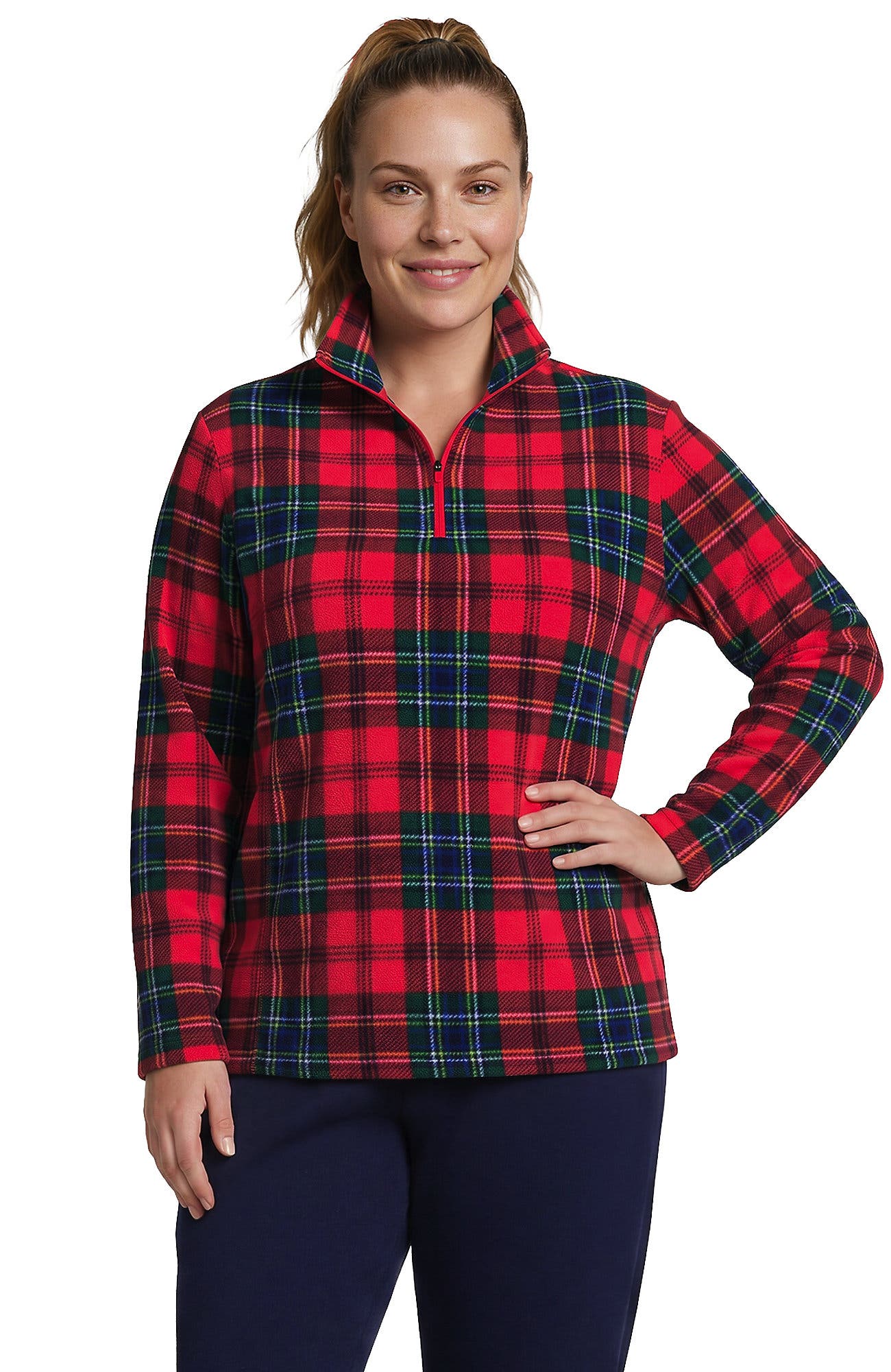 selected Compass Red/Pine Plaid