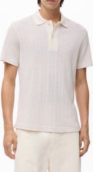 MANGO Regular Fit Openwork Polo