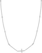 Bony Levy Rita Diamond Cross Pendant Necklace