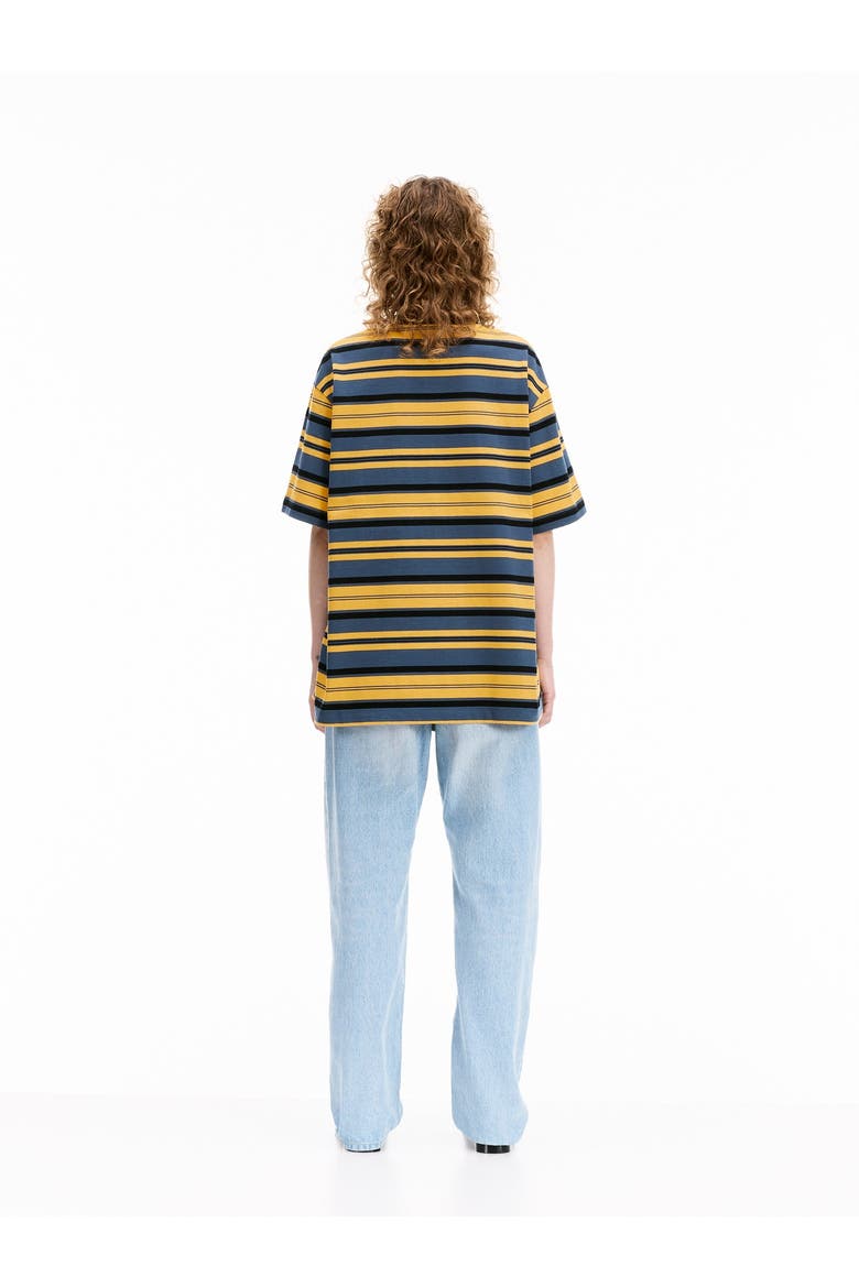 Short Sleeve Stripe Tee, Alternate, color, Black