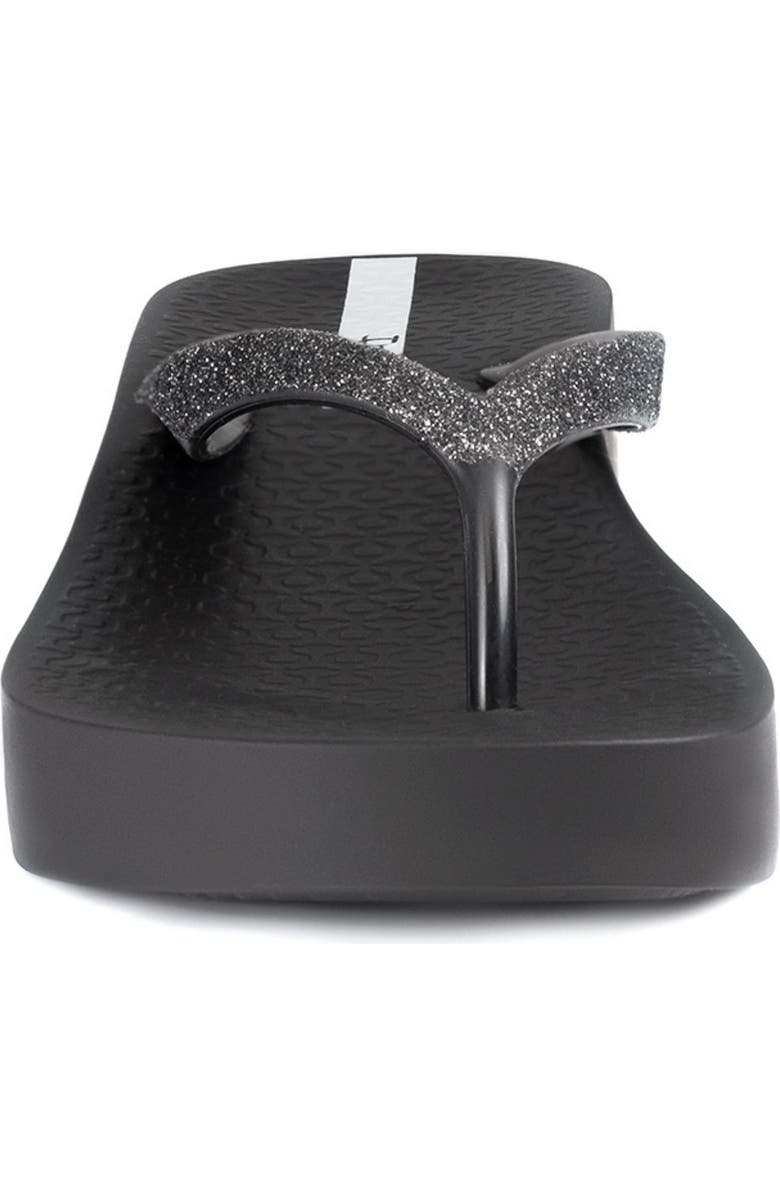 Ipanema Ipa Glitter Wedge Flip Flop, Alternate, color,