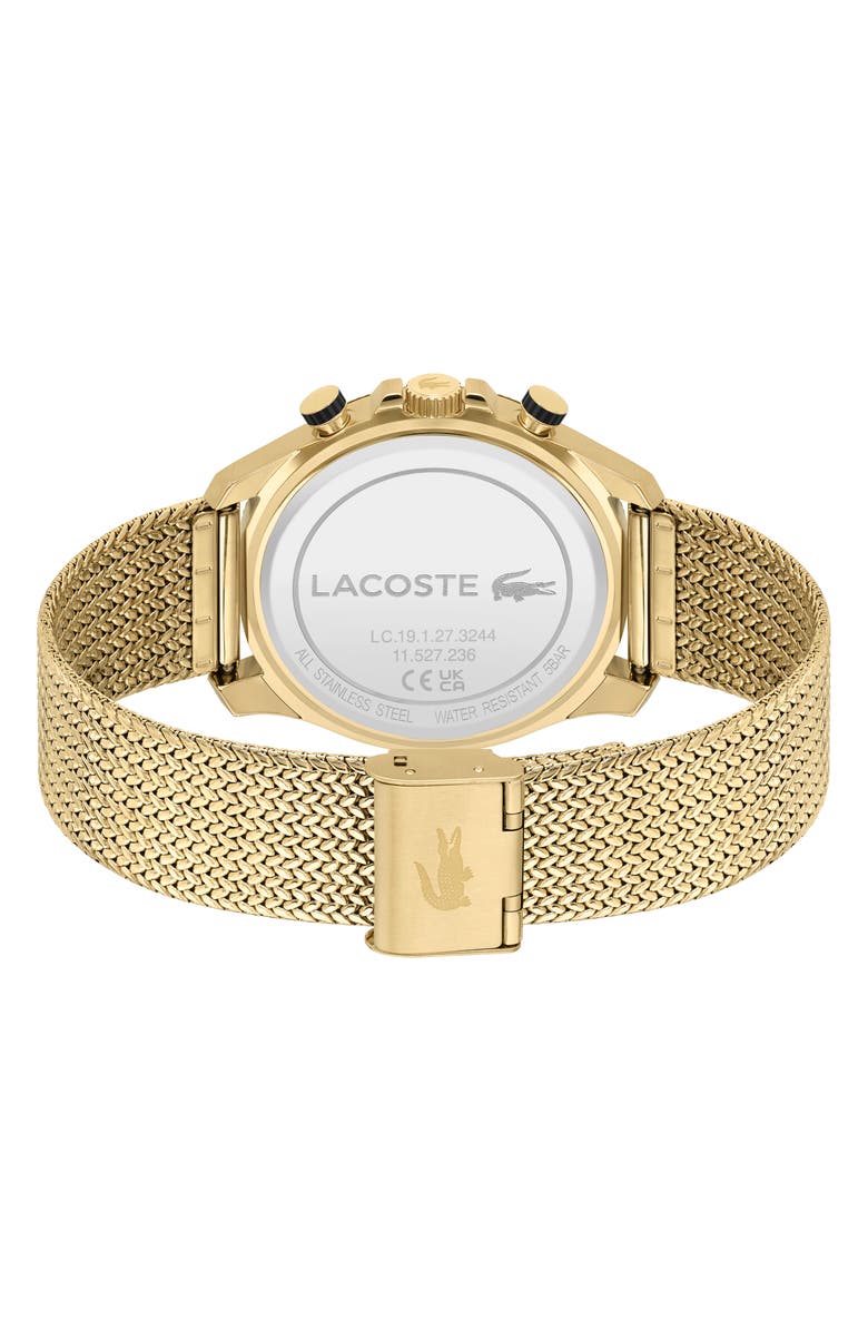 Lacoste Neoheritage Chronograph Mesh Bracelet Watch, 43mm, Alternate, color,