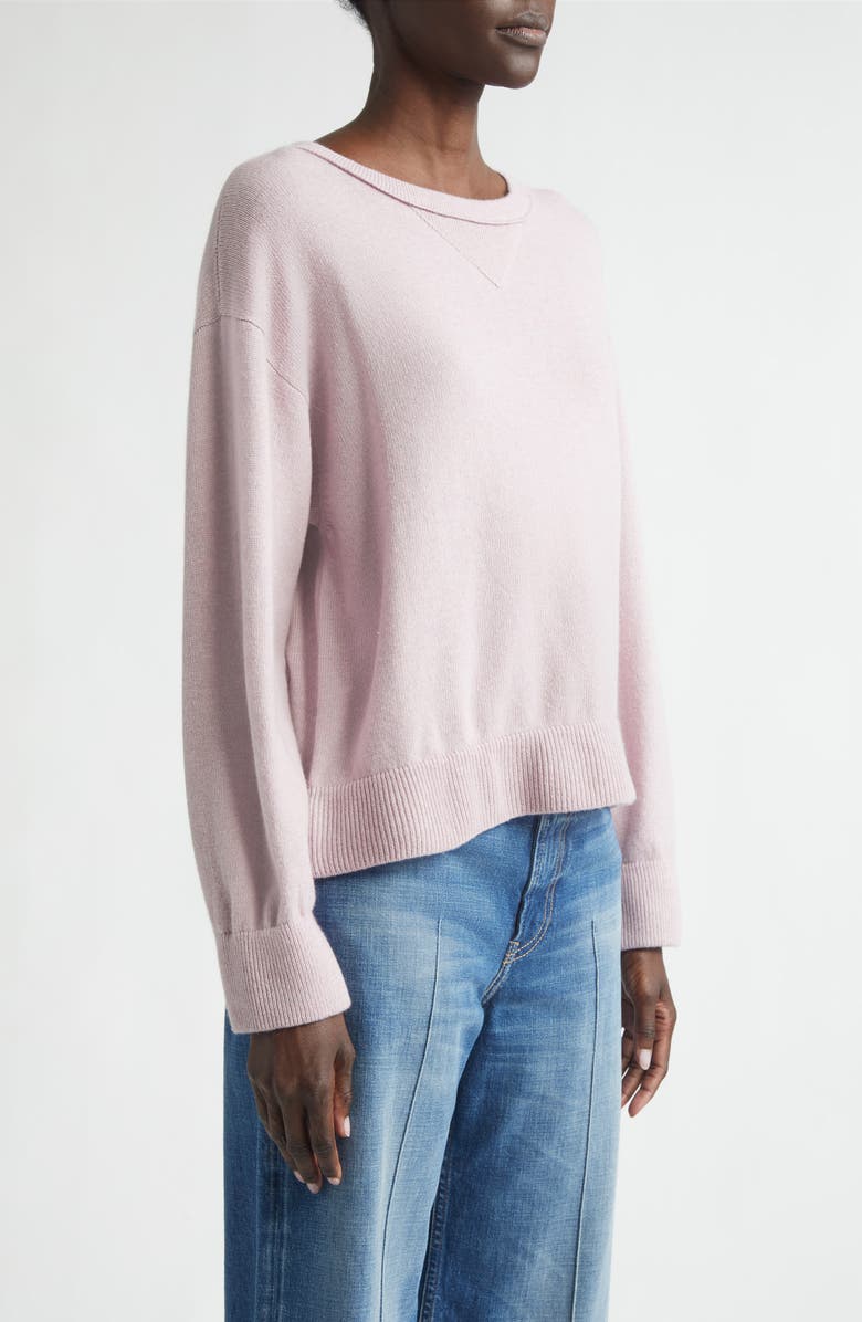 Johnstons of Elgin Stella Cashmere Sweater, Alternate, color, Lunan Pink