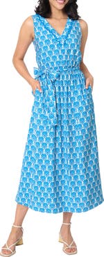GIBSONLOOK Bella Evening Tie Belt Maxi Dress
