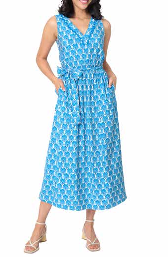 Bella Evening Tie Belt Maxi Dress
